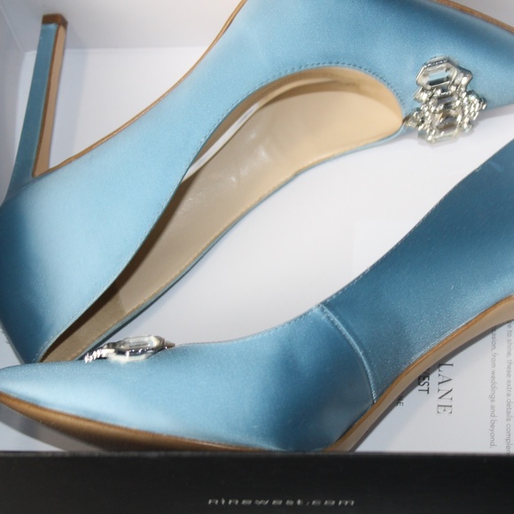 LIGTH BLUE HEELS NINE WEST - Picture 7 of 9